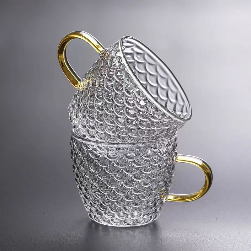 Coffee Tea And Sugar Set - Szklane filiżanki do herbaty małe kubki