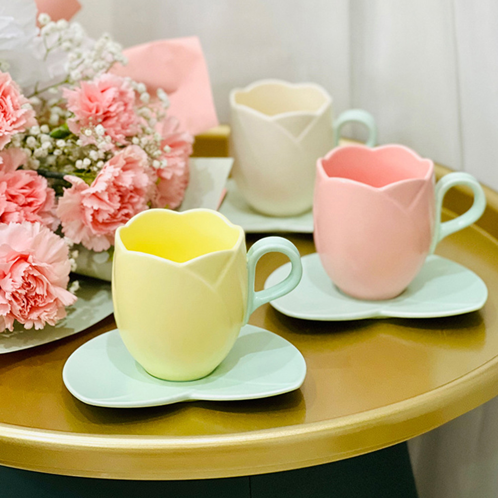 Coffee Tea Love - Kubek do kawy w kształcie tulipana