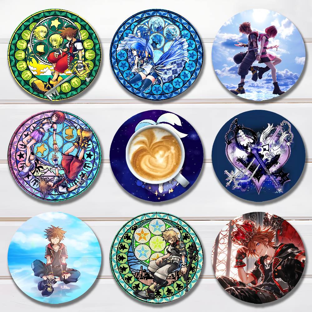 Coffee Tea Games - Podkładki drewniane K-Kingdom H-Hearts z uroczym