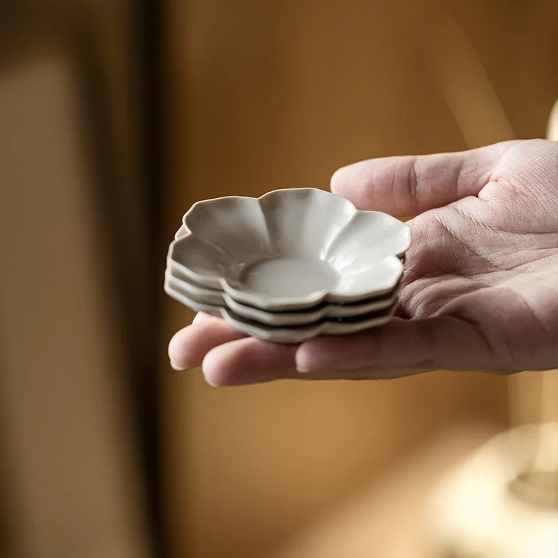 Coffee Tea And Sugar Set - Podkładki pod filiżanki z popiołem roślinnym,