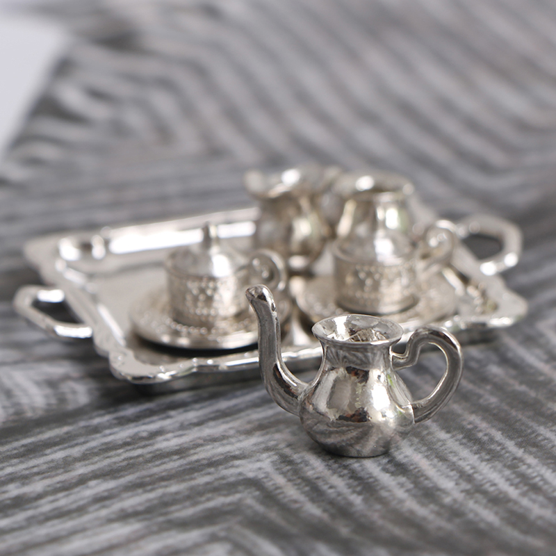 10 sztuk / zestaw 1/12 Miniatu – Coffee Tea And Sugar Set recenzja i cena