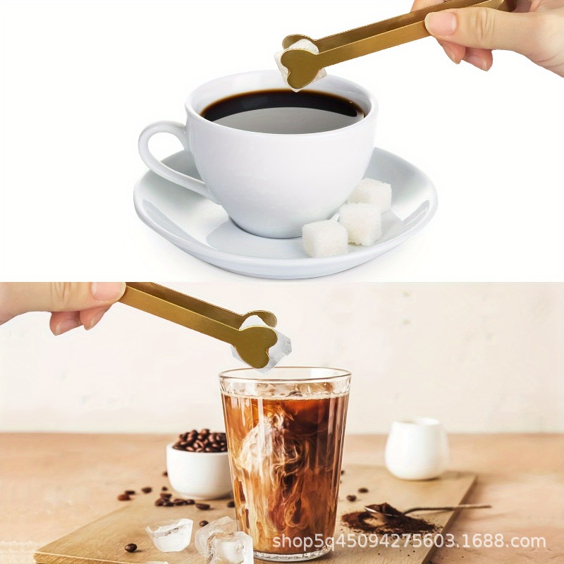 4/6 SZT. Mini Szczypce Ze Stal – Coffee Tea And Sugar Set recenzja i cena