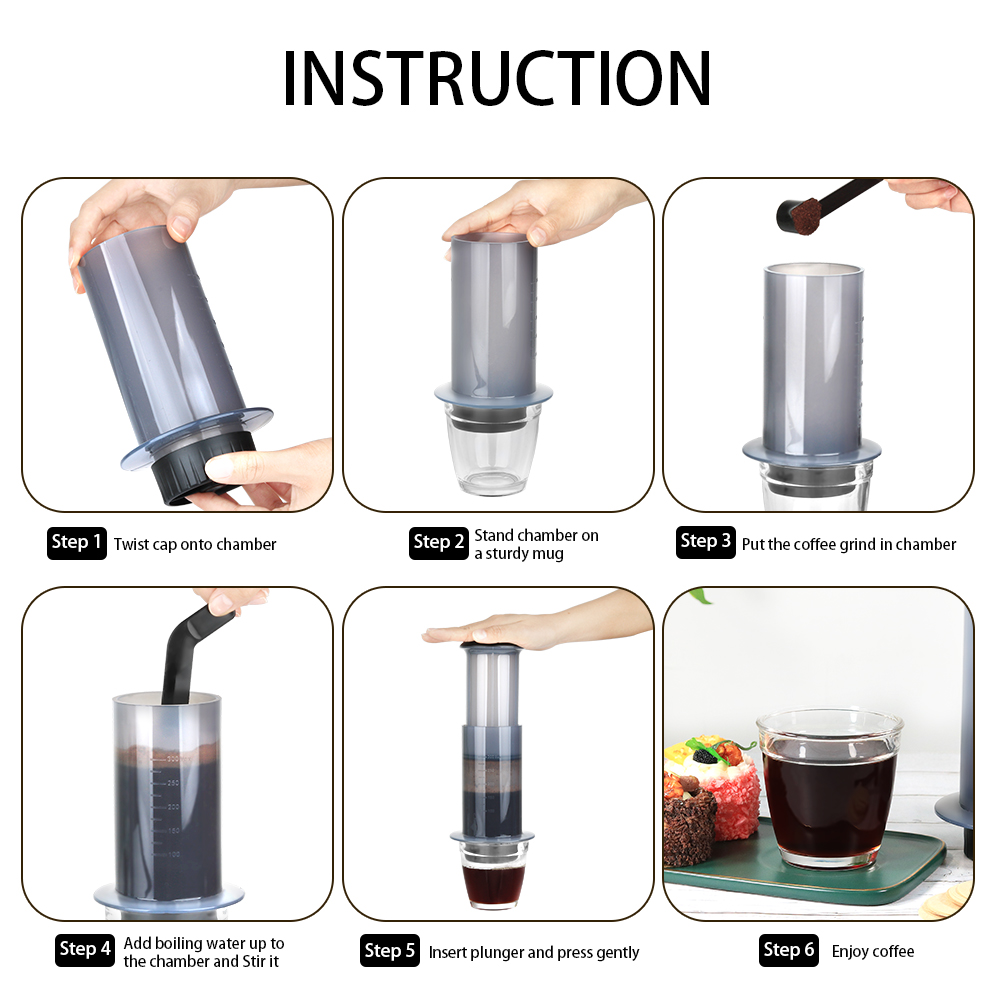 Przenośny ekspres do kawy espr – Aeropress Coffee Maker recenzja i cena
