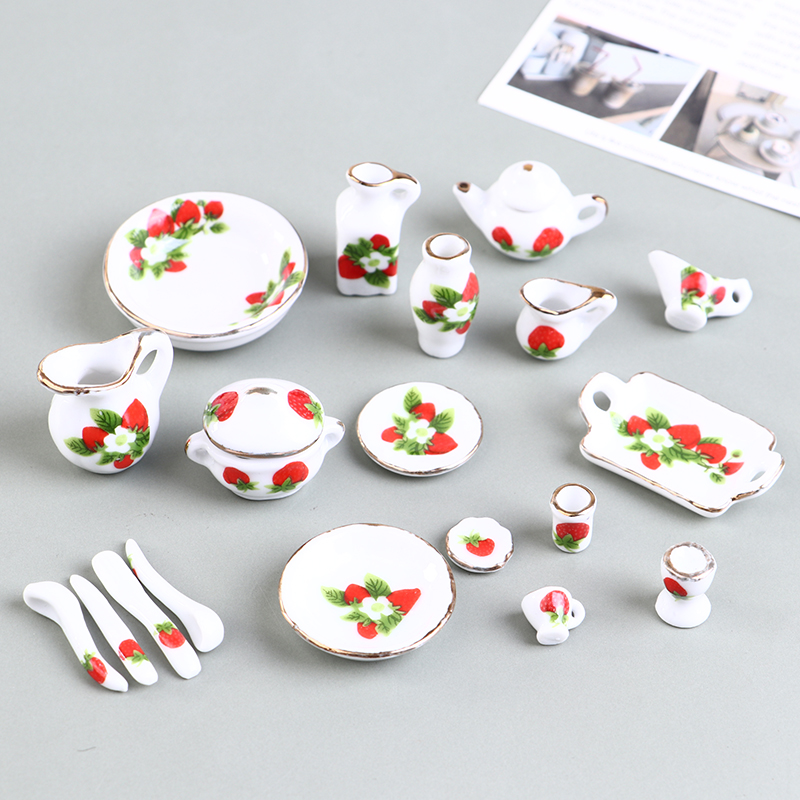 1 zestaw 1:12 miniaturowy dome – Coffee Tea And Sugar Set recenzja i cena