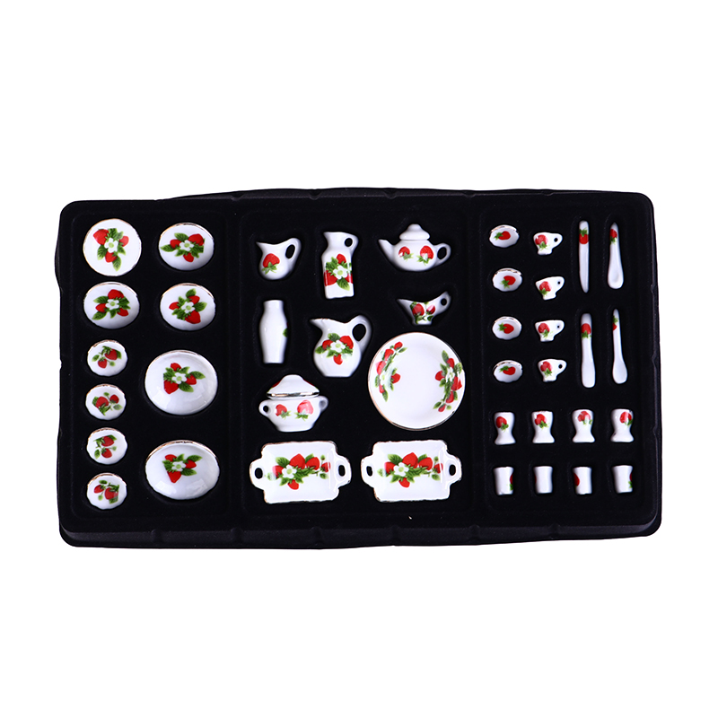 1 zestaw 1:12 miniaturowy dome – Coffee Tea And Sugar Set recenzja i cena