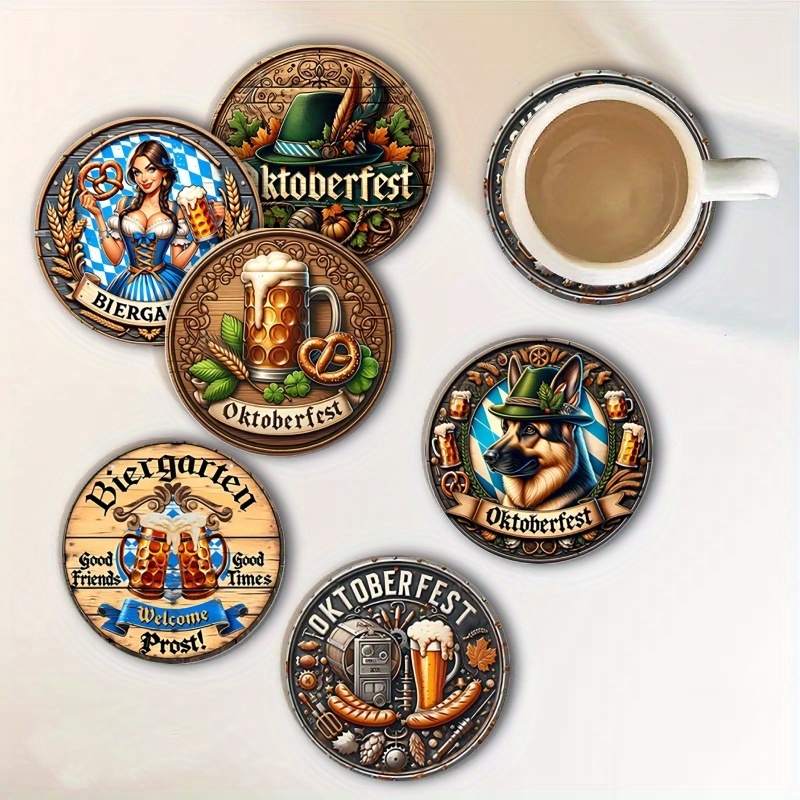 6 szt. 10 cm Drewniane Podkład – Coffee Tea Jug recenzja i cena