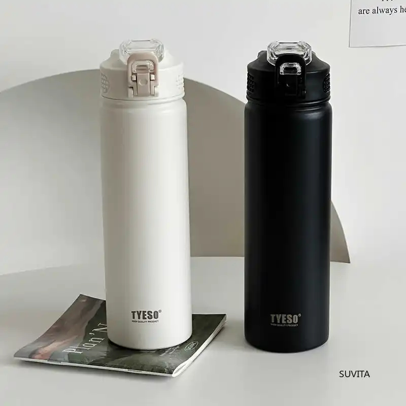 Termos TYESO 600/750ml z Słomk – Cold Brew Bottle recenzja i cena