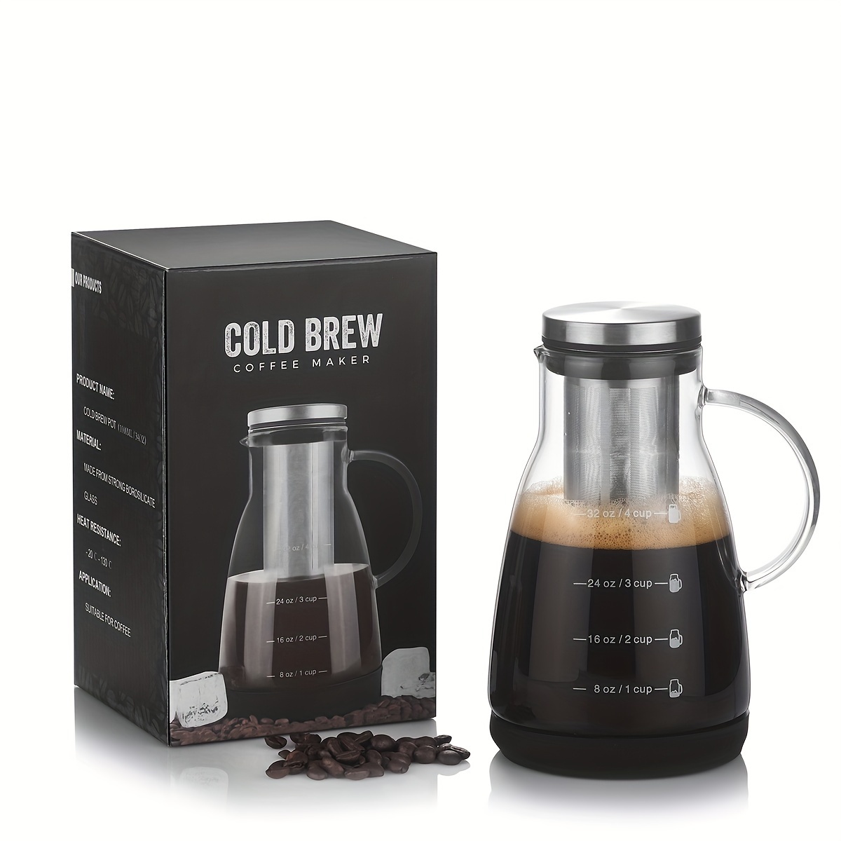 Klasyczny szklany dzbanek do k – Coffee Tea Jug recenzja i cena