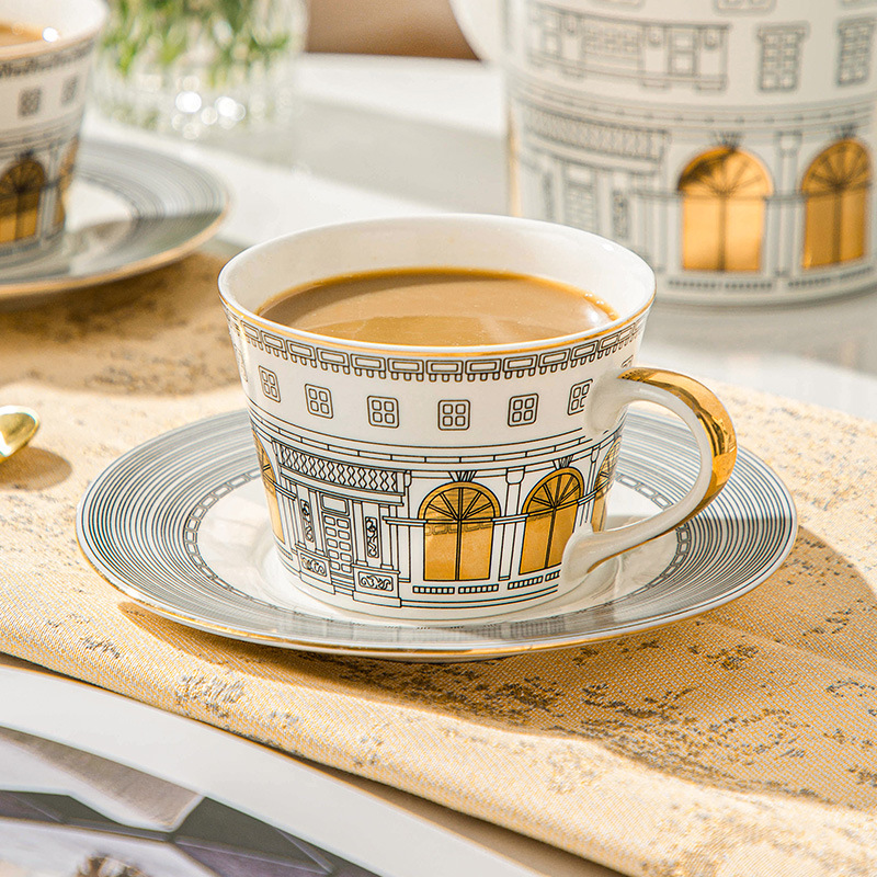 Architektoniczny kubek i spode – Coffee Tea And Sugar Set recenzja i cena